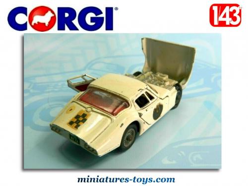 Corgi Toys Marcos 1800 – échelle 1:43, GB, Blanc, Zamak, Bon état D'origine Et De Jeu