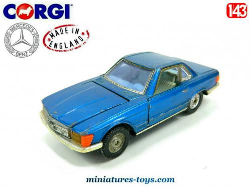 Corgi Toys 253 Mercedes Benz Coupé Bleu 1/43 - Collection (occasion)