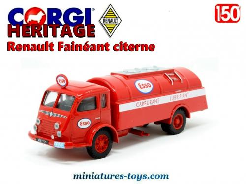 Renault Fainéant Citerne Total - Corgi 71201 - Miniature Avec Accessoires
