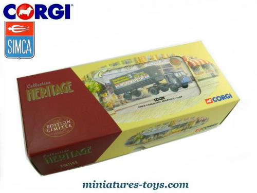 Corgi Heritage 1/50 : Simca Cargo Avec Remorque SNCF, Boîte D'origine, état Neuf
