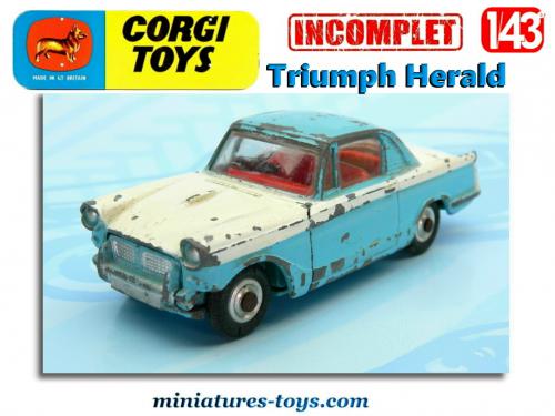 Batmobile Norev 1/43 - Modèle Vintage Incomplet, Couleur Verte, Occasion (années 70)