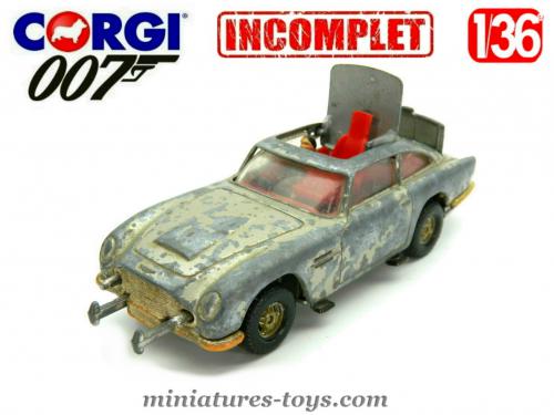 Voiture Miniature Corgi Aston Martin DB5 James Bond 1:43 - Occasion, à Restaurer