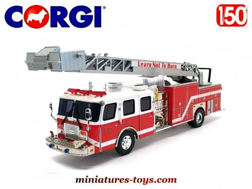 Le camion de pompiers E One Rescue 75FT Ladder Duncan miniature