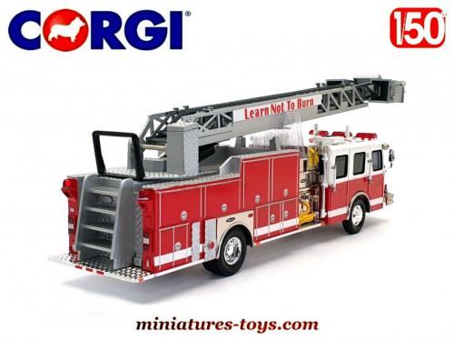 Camion Pompier 1951 Seagrave Rouge - Corgi 1:43 - Modèle Miniature Neuf
