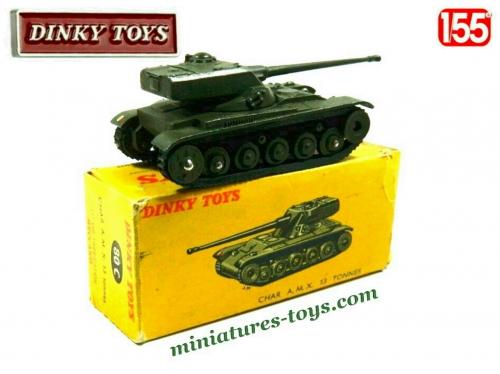 BOITE char AMX 13 militaire 80c n32 repro dinky 