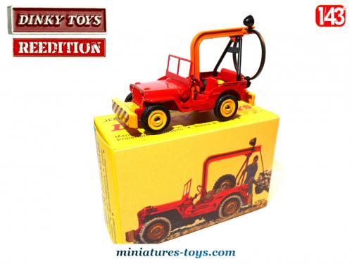 Le crochet de la Jeep dépanneuse miniature Dinky Toys au 1/43e