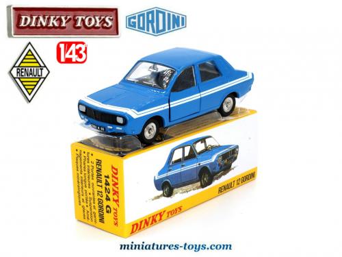 DINKY TOYS ATLAS RENAULT 12 GORDINI 1/43 REF 1424 G in BOX