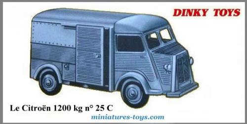 Citroën Type H Tube 1200 KG – 1/43 – Miniature Dinky Toys – Neuve