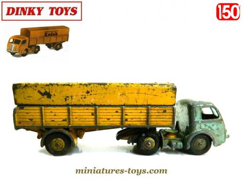 Camion Dinky Toys France - Semi-remorque Panhard Kodak - 32AJ - ZAMAC (occasion)