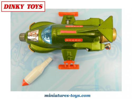 Dinky Toys 351 S.H.A.D.O. UFO Interceptor Metal Toy Made In England For