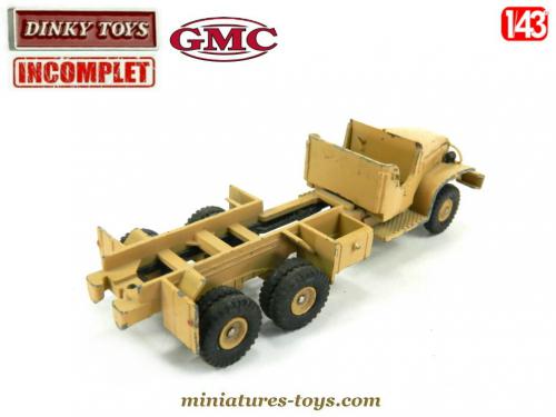 DINKY TOYS réf :809 - GMC CCKW 353 cargo BACHE sans boite 1/43 LIRE SVP