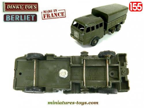 Dinky Toys N°80 D Berliet 6x6 Militaire Bâché - Copie Boîte - État Correct