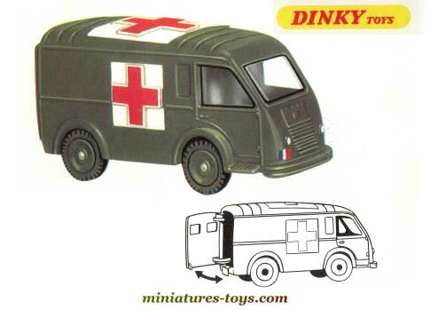 Dinky Toys 80F Ambulance Militaire Renault Goelette - Collection