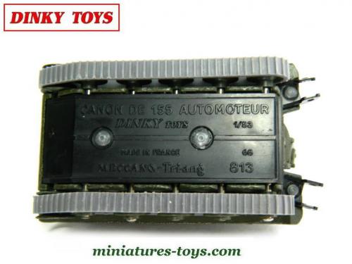 Dinky Toys Panzer Amx Canon Selbstfahrend 155 Militär 2e Version Felge Plastic A
