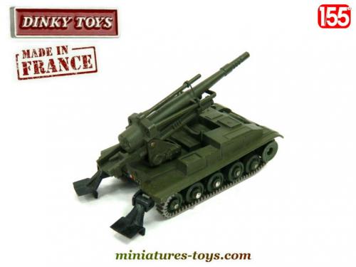 Le canon de 155 automoteur AMX13 en miniature par Dinky Toys au 1/55e