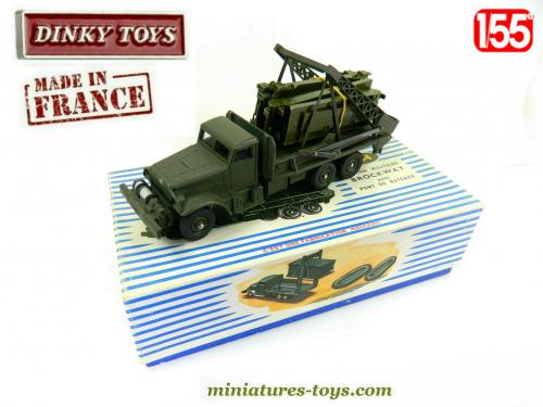 Dinky SuperToys 884 Camion Militaire Brockway Poseur De Pont Nm Boite