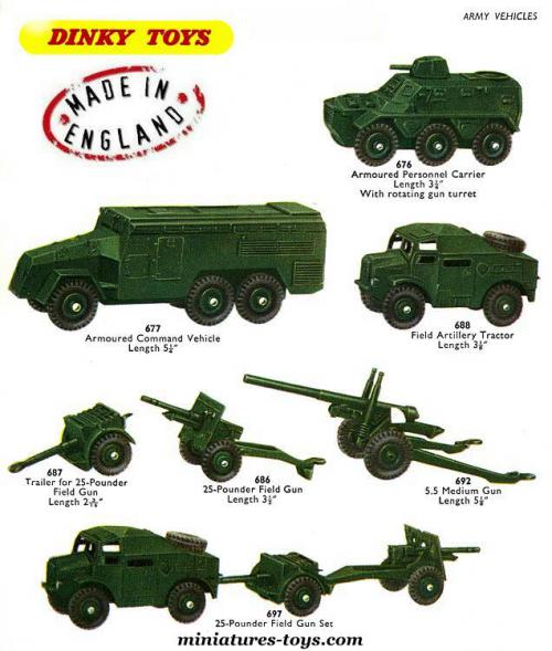 Dinky Toys Militaires À VENDRE! - FR