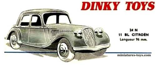 Dinky Toys 24N Citroën Traction 11BL – Miniature Métal Collection France