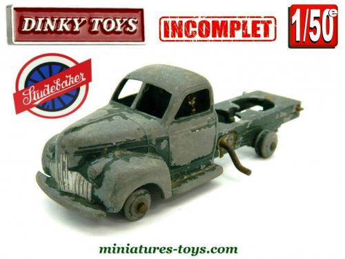 Camion Benne Dinky Toys Norev 25M - Studebaker Avec Manivelle - Très Bon état Occasion