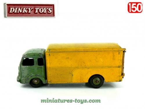 DINKY TOYS Meccano France SIMCA CARGO FOURGON ( Vert Olive- Jaune