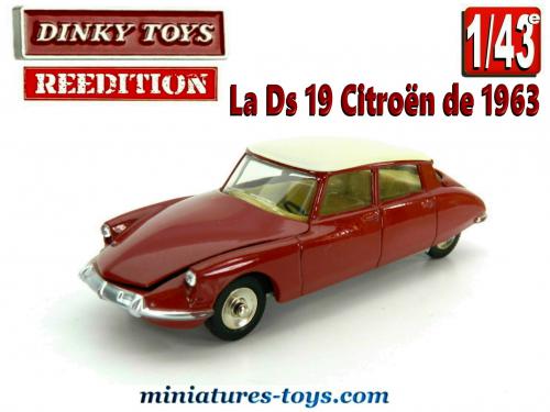 Dinky Toys Meccano France Citroen DS 19 réf 530 avec sa boîte