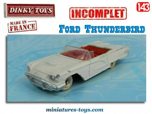FORD THUNDERBIRD CABRIOLET BLANCHE #555 SPÉCIAL NOËL 2011