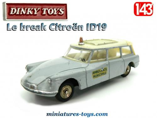 Citroën ID19 Break Ambulanza Municipale - DAN-TOYS 1/43