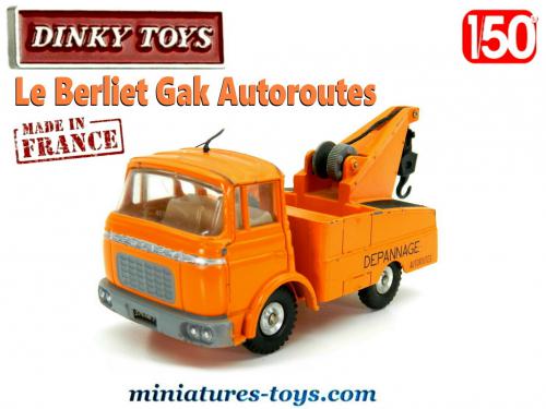 Dinky Toys France - Peugeot J7 Dépannage Autoroute - Réf 570A - Jaune - Occasion