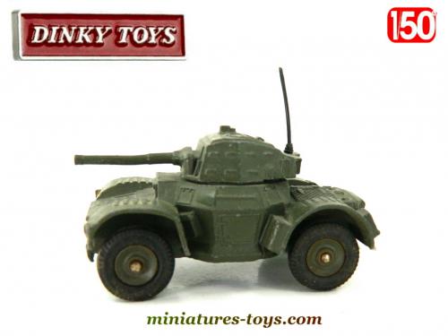 Dinky Toys France - Automitrailleuse Daimler Française, Référence Militaire 676, Métal