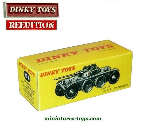DINKY Reproduction Box 80a & 80c Char A.M.X. & E.B.R. Panhard