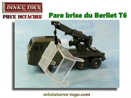Dinky 80D France - Berliet T6 Camion Militaire 1958 - 1/43 - Version Modifiée (peinture Marron)