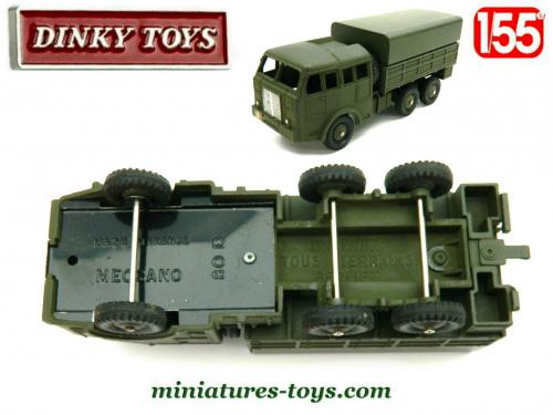 Camion Militaire Berliet Miniature - Dinky Toys 80D - Échelle 1/43 - Métal - Occasion