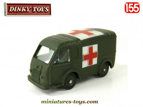 Dinky Toys Réf 80F – Renault Goelette Ambulance Militaire – 1/43 – Quasi Neuf