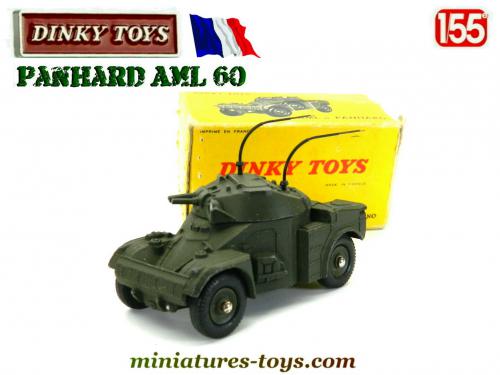 Véhicules Militaires Dinky Toys – Half Track Et AML Panhard – Miniatures Anciennes