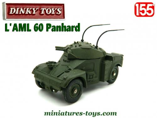 LOT MILITAIRE DINKY Toys France ancien 80B Jeep 814 AML Panhard boîte ori+ bonux EUR 4,50 - FR