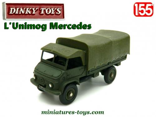 Dinky Toys 821 Mercedes-Benz Camions Militaire Diecast France Boxed