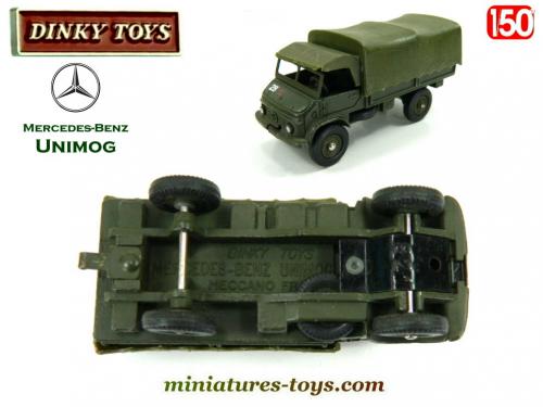 Dinky Toys 821 - Camionnette Militaire Unimog Mercedes Benz - Miniature Occasion