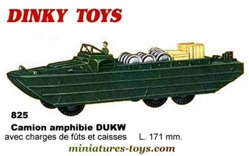 Dinky Toys DUKW Amphibie N°825 - Pièces D'origine (pas Copies) - Occasion