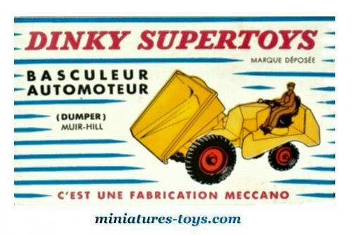 Muir Hill Basculeur Automoteur Dinky Toys 887 - Miniature Zamak - Fabrication Française - Occasion