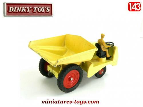 DINKY TOYS : 887 BASCULEUR AUTO MOTEUR DUMPER + BOITE tout en excellent