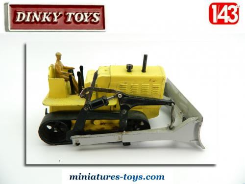 Camion Bulldozer Blaw Knox - Jouet Dinky SuperToys N°961 Angleterre - Échelle 1:43 - Zamac - Occasion