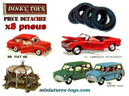 Lot De 14 Voitures Miniatures Dinky Toys à Rénover - Échelle 1:43