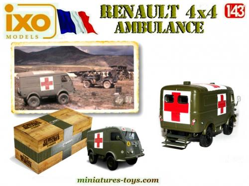 1:43 camion renault 4X4 AMBULANCE direkt collection militaire sanitaire 