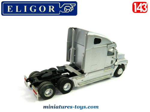 Miniature Eligor 1/43 - Camion Freightliner Michelin / Tracteur Renault - Métal - Bon état