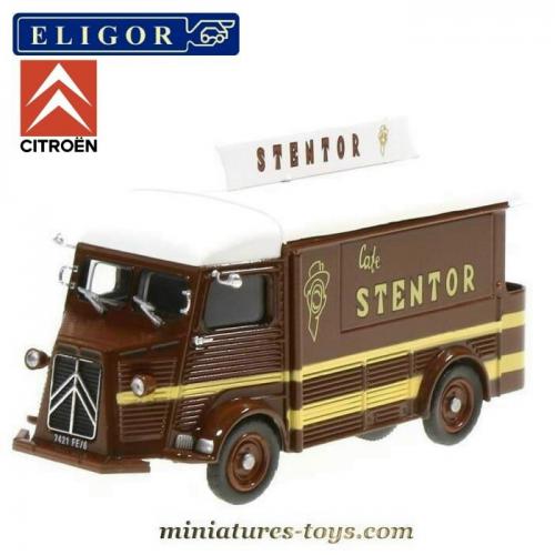 Miniature Citroën H Café Javador – Échelle 1:43 – Marque Eligor – Neuf En Boîte – Rare