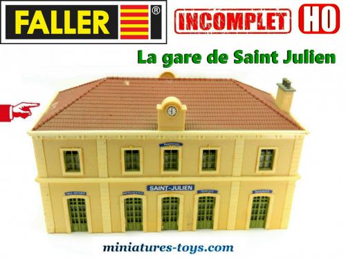 Maquette FALLER B113 Gare De Bonn - Échelle HO - Occasion En Bon état - Modèle Monté