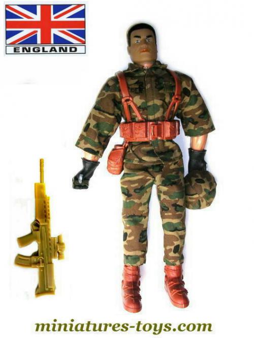 La figurine articulée du soldat anglais contemporain au 1/6e