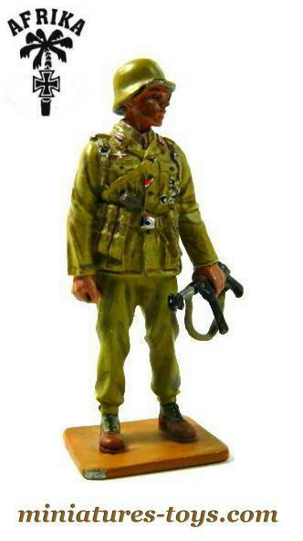 Figurine étain 1:32 Del Prado - L'Adjudant De L'Afrikakorps Allemagne 1942 - Occasion