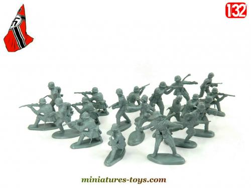 Petits soldats allemands seconde guerre mondiale en plomb