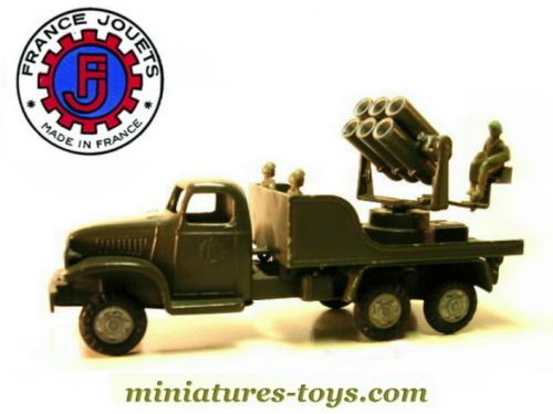 ANCIEN FRANCE-JOUET N°203 PACIFIC SEMI-REMORQUE LANCE FUSEE 1960 1/55